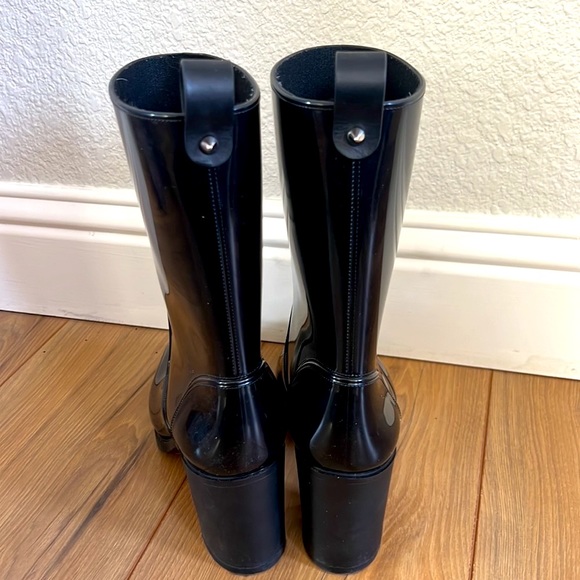 CHRISTIAN LOUBOUTIN Loubirain Waterproof Bootie rainboots - Picture 12 of 12